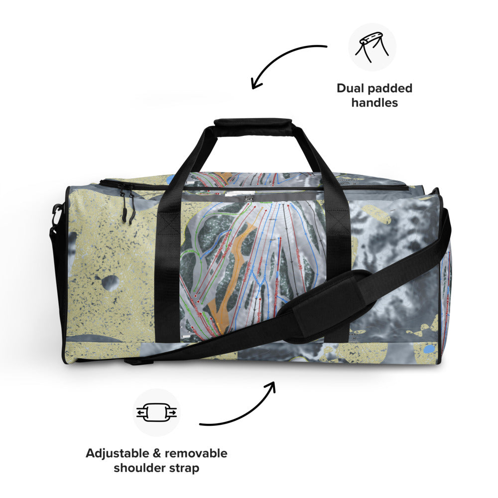 Bittersweet, Michigan Ski Trail Map Duffle Bag - Powderaddicts