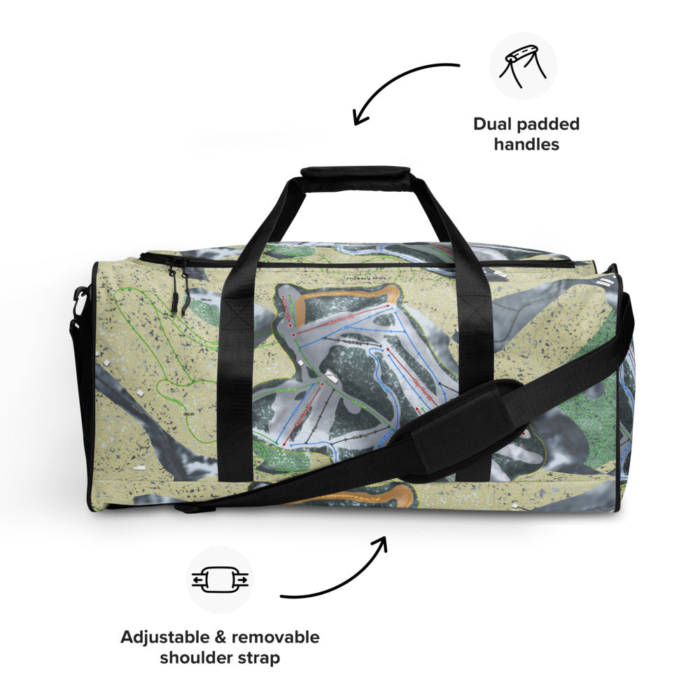 Hickory Hills, Michigan Ski Trail Map Duffle Bag