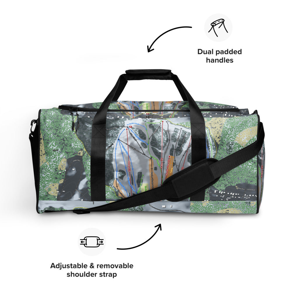 Mont Ripley, Michigan Ski Trail Map Duffle Bag