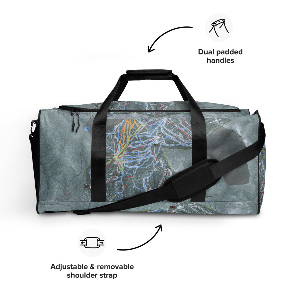 Northstar, California Ski Trail Map Duffle Bag