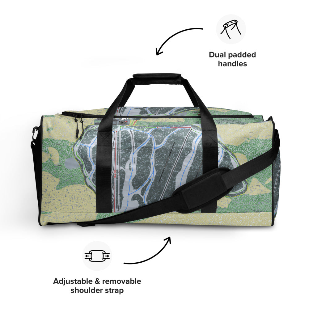 Porcupine Mountains, Michigan Ski Trail Map Duffle Bag