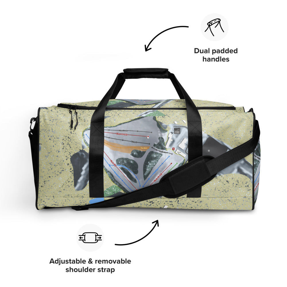 Swiss Valley, Michigan Ski Trail Map Duffle Bag