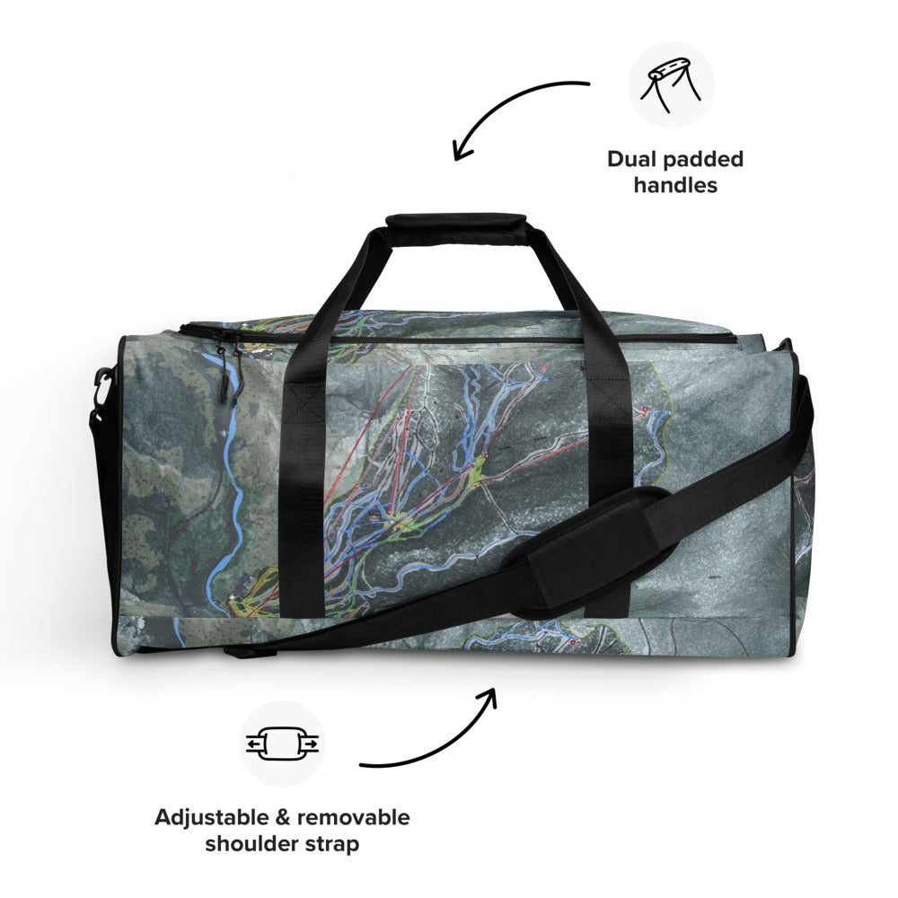 Whiteface Mountain, New York Ski Trail Map Duffle Bag