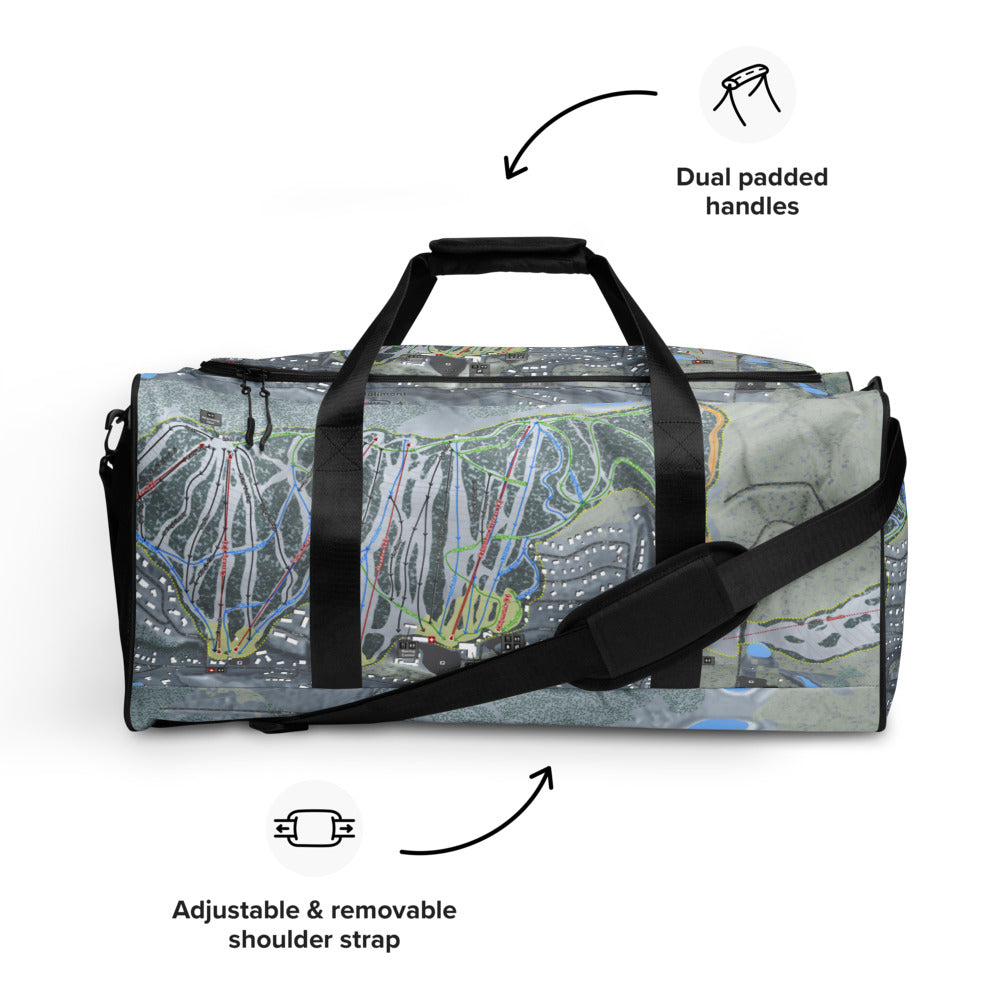 Holimont, New York Ski Trail Map Duffle Bag