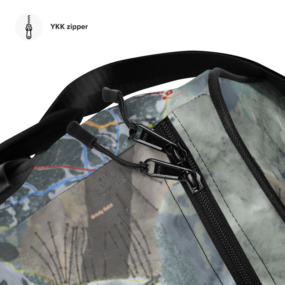 Snowbird, Utah Ski Trail Map Duffle bag - Powderaddicts