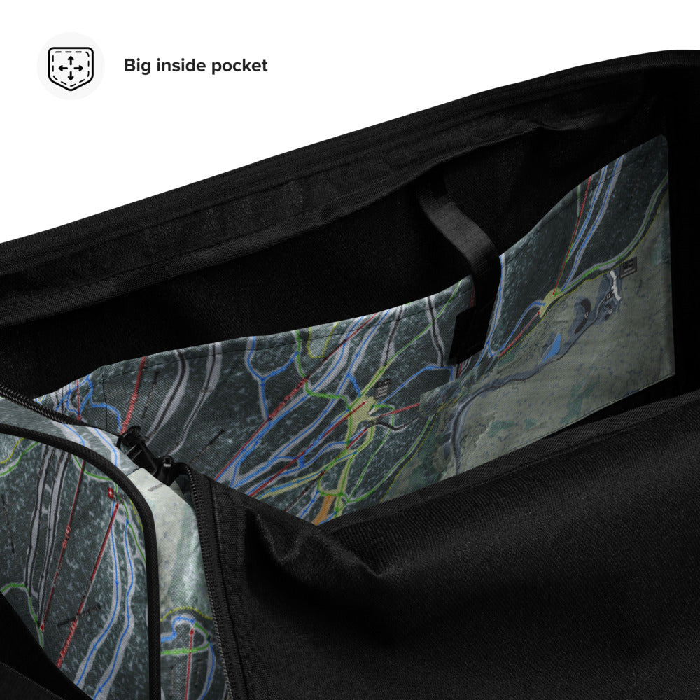 Sunday River, Maine Ski Trail Map Printed Duffle Bag - Powderaddicts
