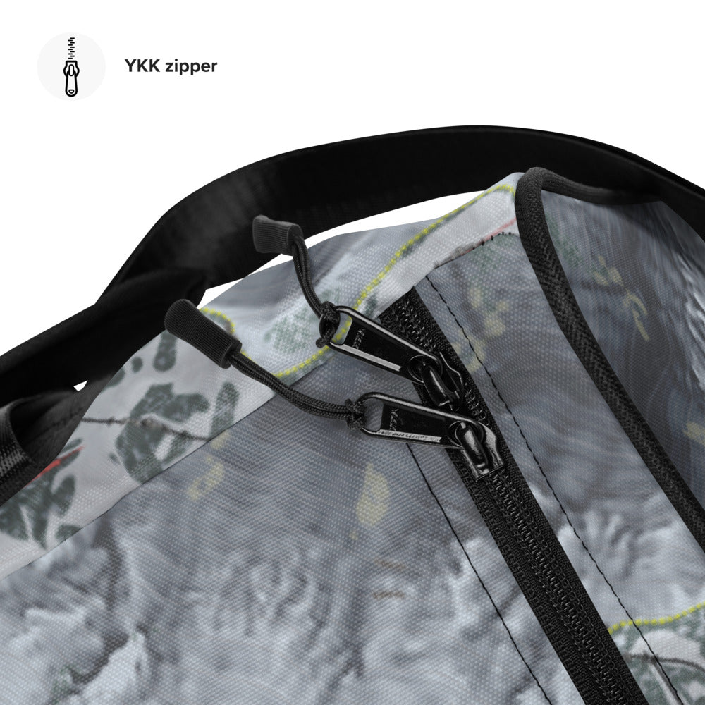 Jackson Hole, Wyoming Ski Trail Map Printed Duffle Bag - Powderaddicts