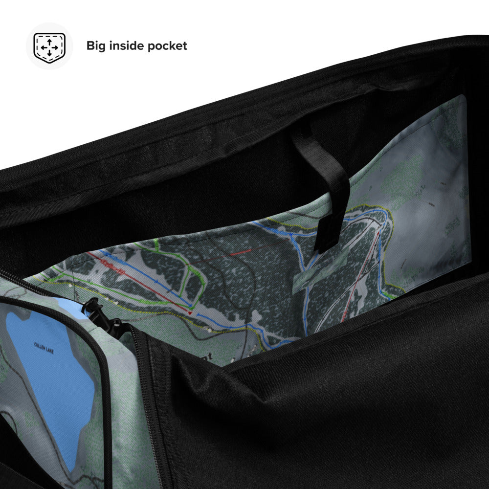 Eagle Point, Utah Ski Trail Map Printed Duffle Bag - Powderaddicts