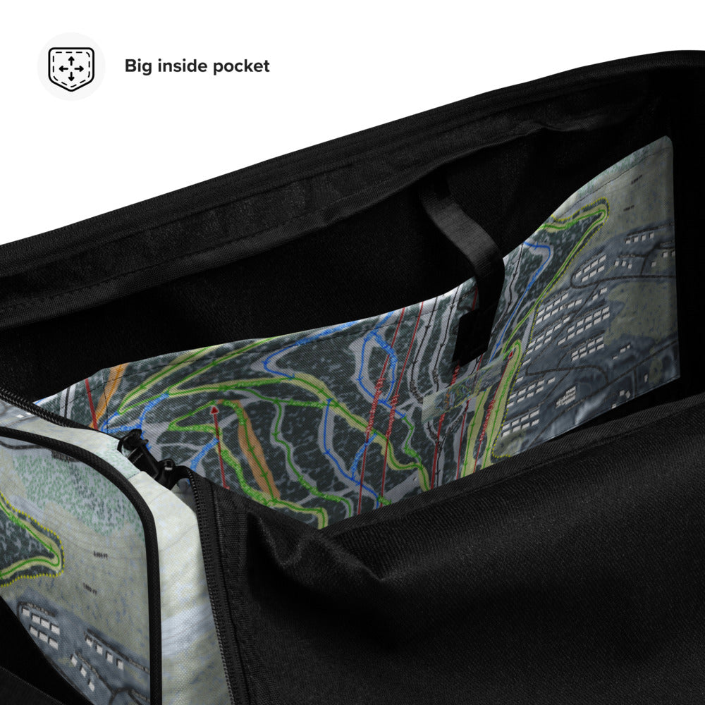 Camelback Mountain, Pennsylvania Ski Trail Map Duffle Bag - Powderaddicts