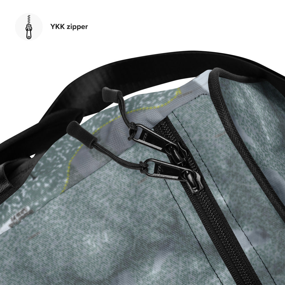 Diamond Peak, Nevada Ski Trail Map Duffle Bag - Powderaddicts