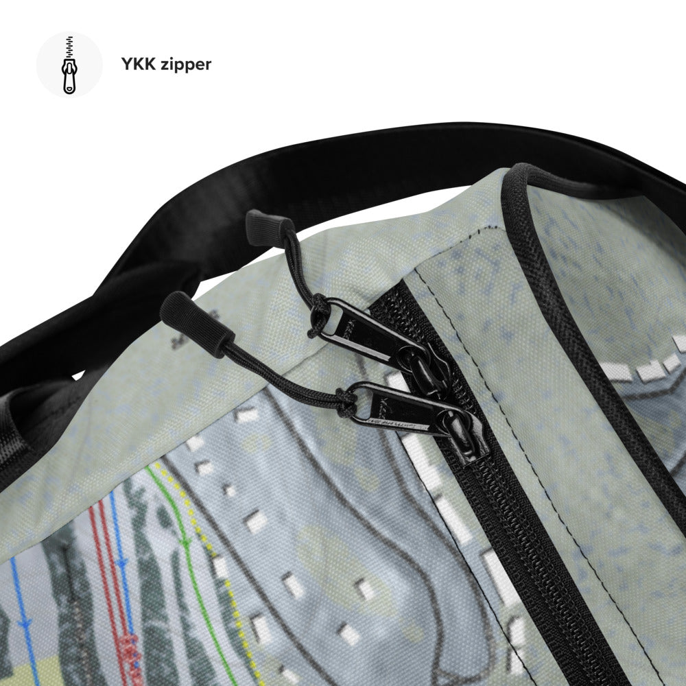 Hidden Valley, Pennsylvania Ski Trail Map Duffle Bag - Powderaddicts
