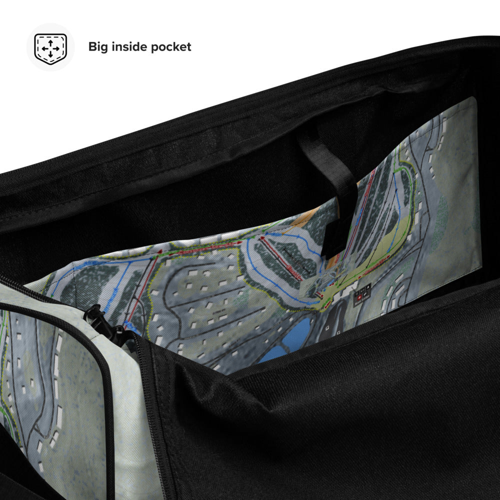 Hidden Valley, Pennsylvania Ski Trail Map Duffle Bag - Powderaddicts