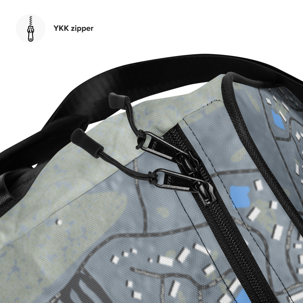 Jack Frost, Pennsylvania Ski Trail Map Duffle Bag - Powderaddicts
