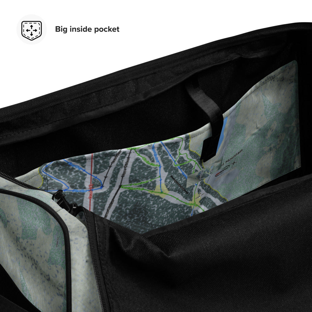 Laurel Mountain, Pennsylvania Ski Trail Map Duffle Bag - Powderaddicts