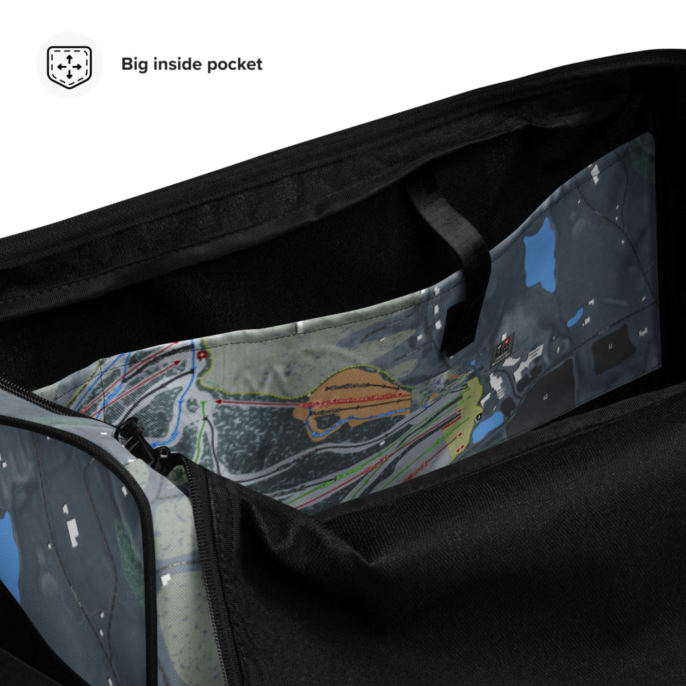 Liberty Mountain, Pennsylvania Ski Trail Map Duffle Bag - Powderaddicts