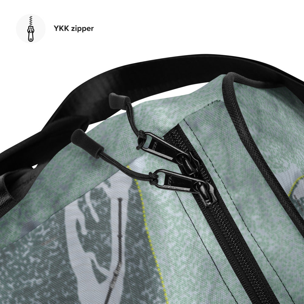Lee Canyon, Nevada Ski Trail Map Duffle Bag - Powderaddicts
