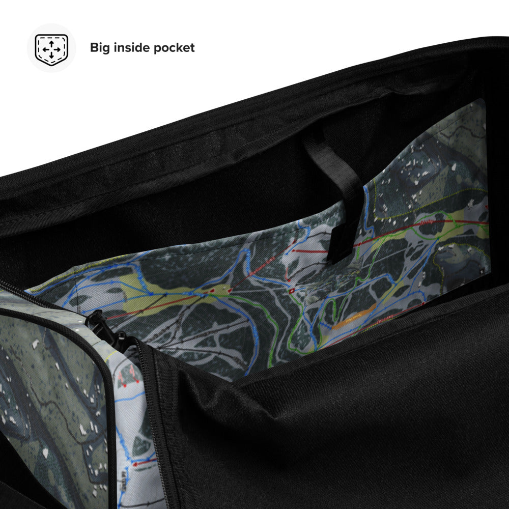 Sundance, Utah Ski Trail Map Printed Duffle Bag - Powderaddicts