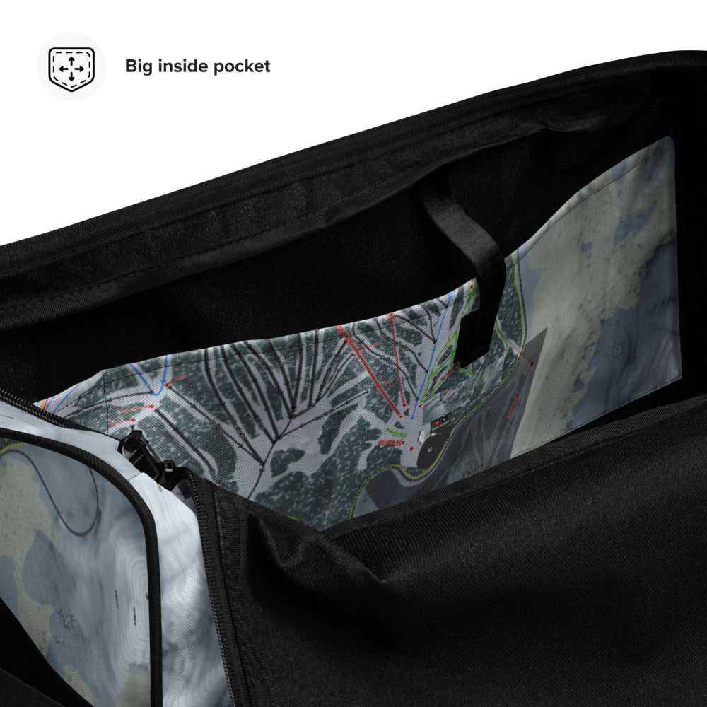 Mt Rose, Nevada Ski Trail Map Duffle Bag - Powderaddicts