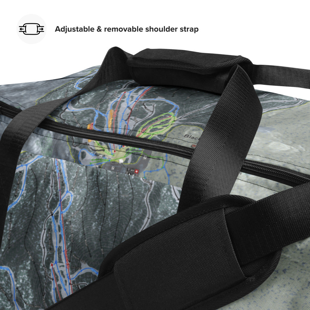 Black Mountain, Maine Ski Trail Map Duffle Bag - Powderaddicts
