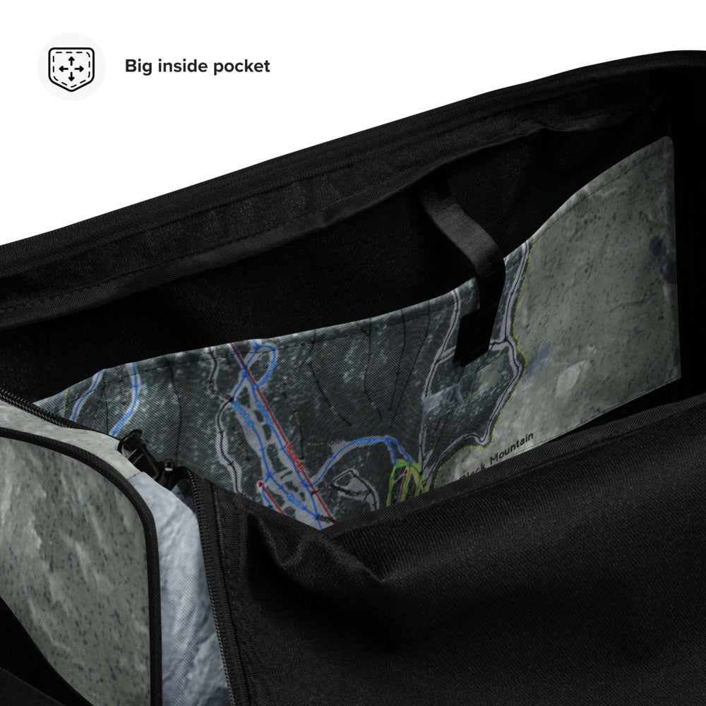 Black Mountain, Maine Ski Trail Map Duffle Bag - Powderaddicts
