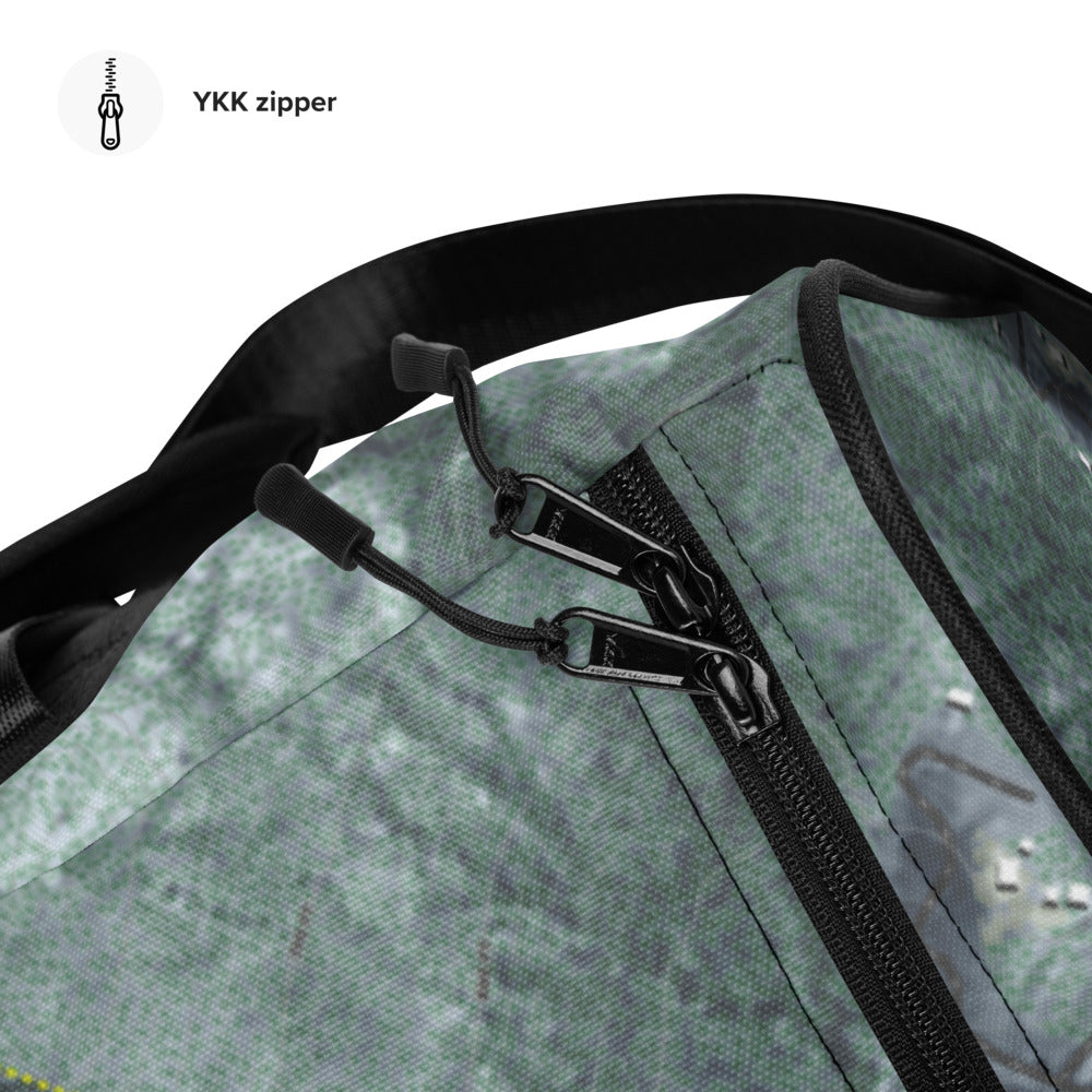 Camden Snow Bowl, Maine Ski Trail Map Duffle Bag - Powderaddicts