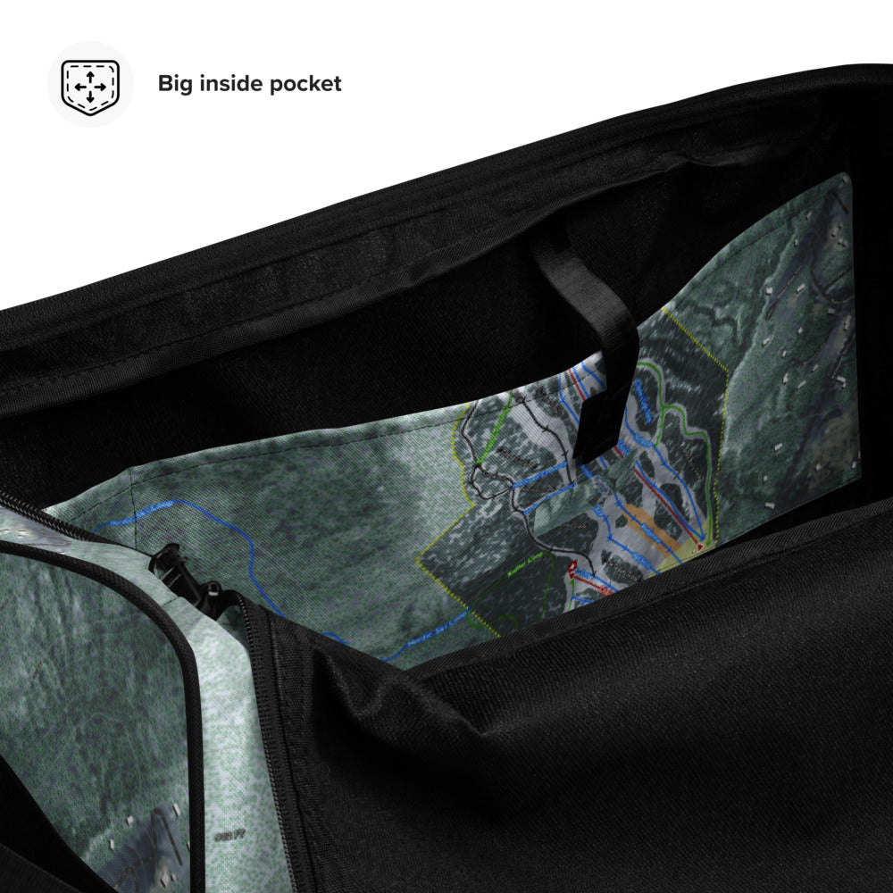 Camden Snow Bowl, Maine Ski Trail Map Duffle Bag - Powderaddicts