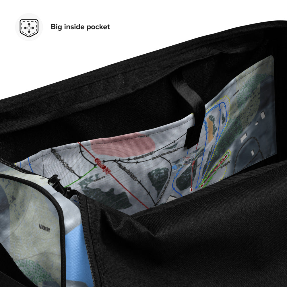 Buena Vista, Minnesota Ski Trail Map Duffle Bag - Powderaddicts