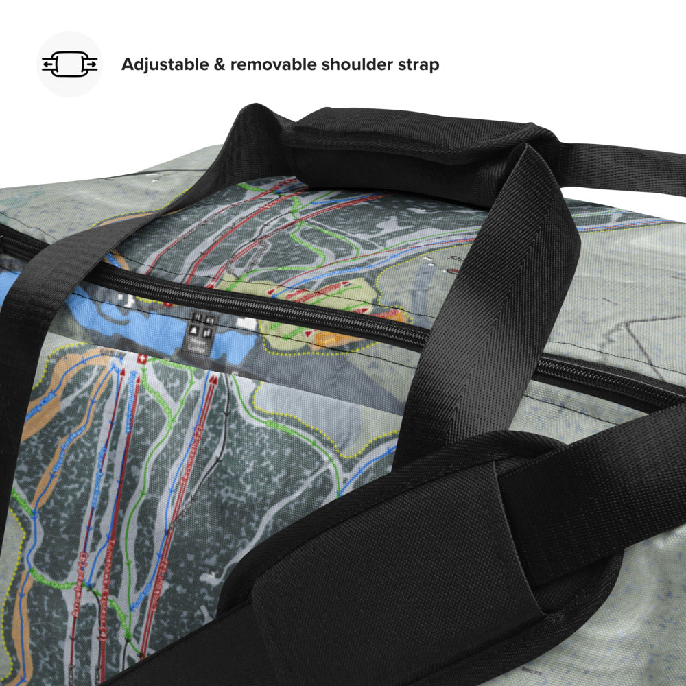 Shawnee Mountain, Pennsylvania Ski Trail Map Duffle Bag - Powderaddicts