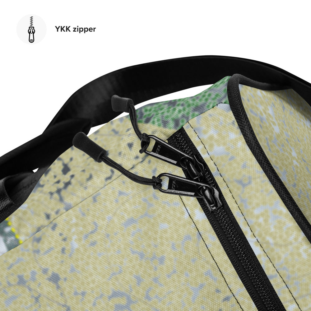 Camp 10, Wisconsin Ski Trail Map Duffle Bag - Powderaddicts