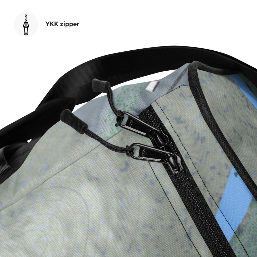 Spring Mountain, Pennsylvania Ski Trail Map Duffle Bag - Powderaddicts