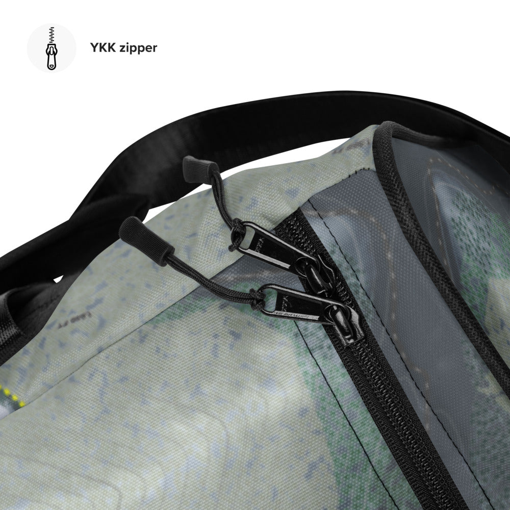 Tussey Mountain, Pennsylvania Ski Trail Map Duffle Bag - Powderaddicts