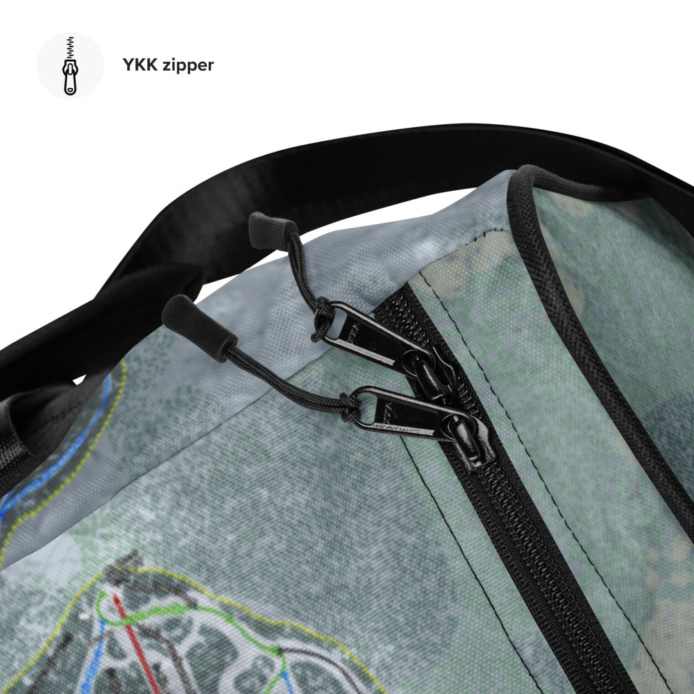 Bretton Woods, New Hampshire Ski Trail Map Duffle Bag - Powderaddicts