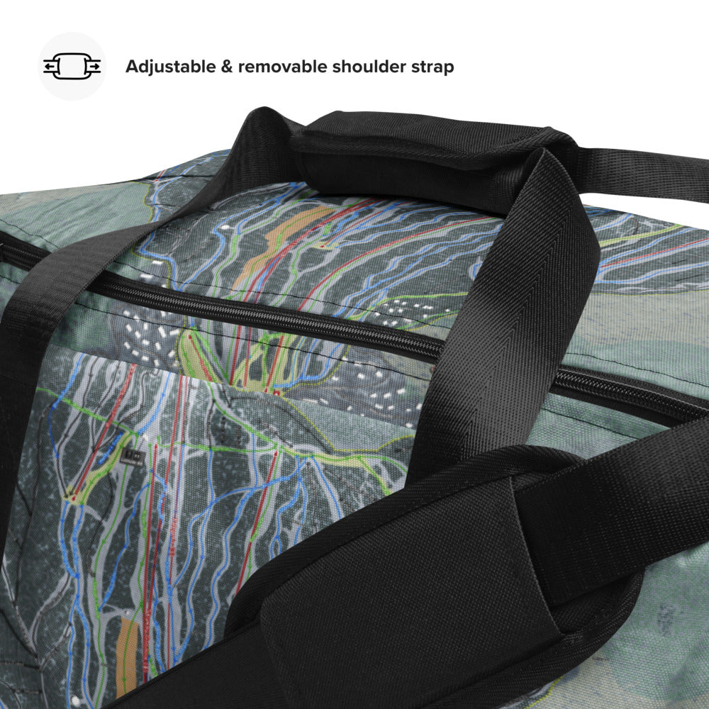 Bretton Woods, New Hampshire Ski Trail Map Duffle Bag - Powderaddicts