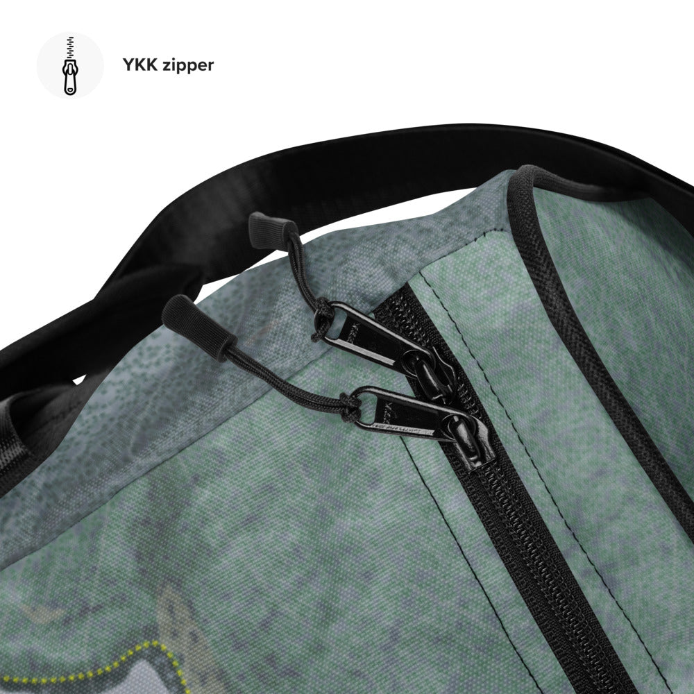 Cranmore Mountain, New Hampshire Ski Trail Map Duffle Bag - Powderaddicts