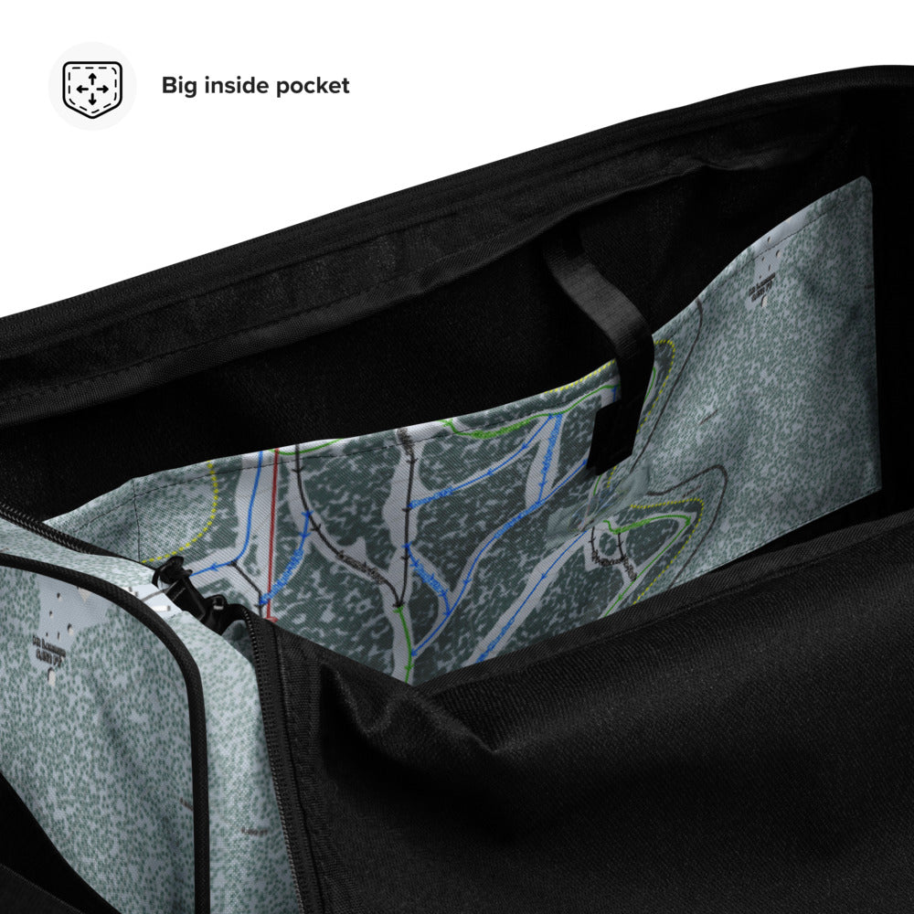 Mt Lemmon, Arizona Ski Trail Map Duffle Bag - Powderaddicts
