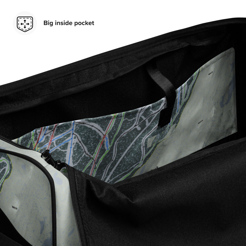 Sunrise Park, Arizona Ski Trail Map Duffle Bag - Powderaddicts