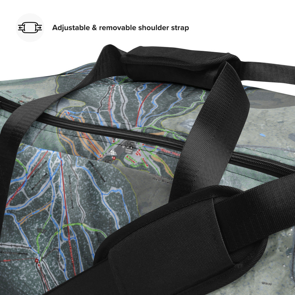 Mount Sunapee, New Hampshire Ski Trail Map Duffle Bag - Powderaddicts