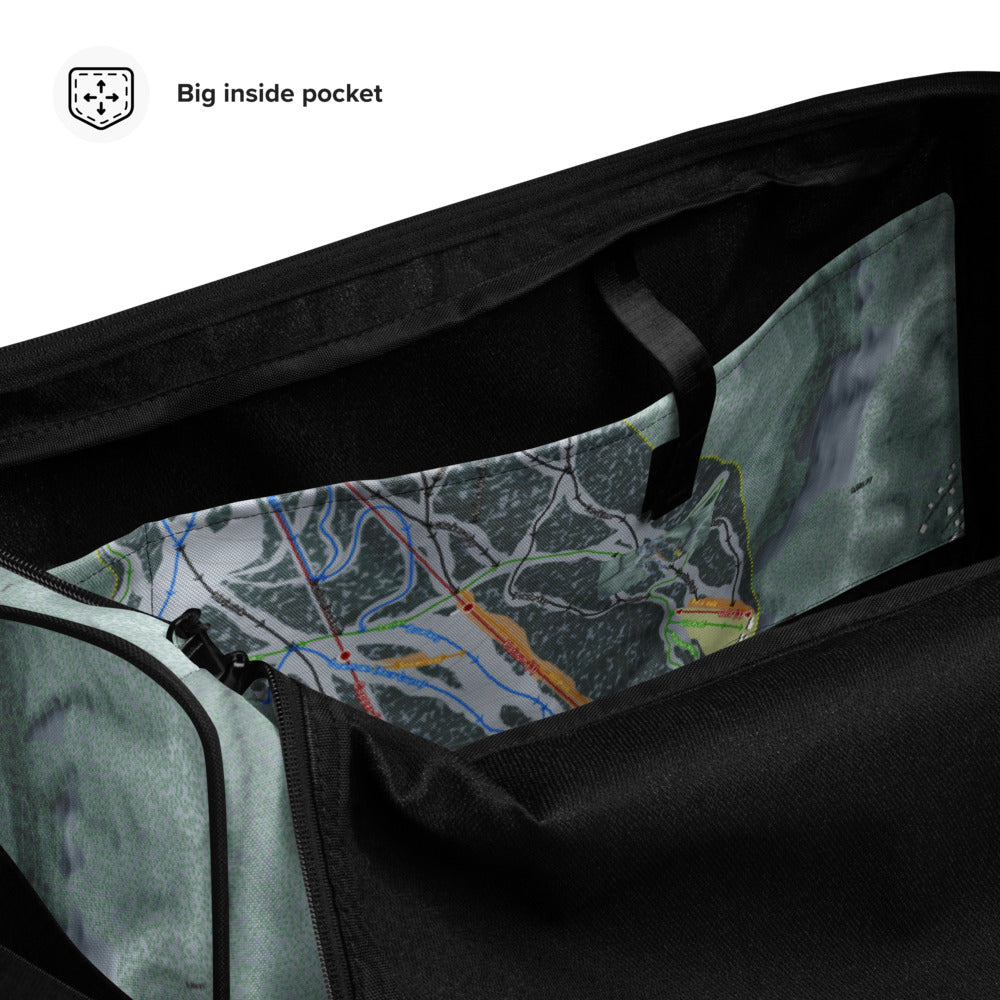 Red River, New Mexico Ski Trail Map Duffle Bag - Powderaddicts
