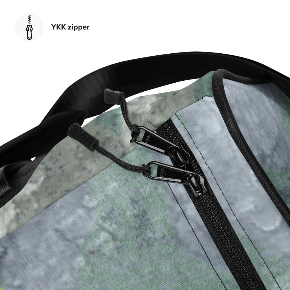 Tenney Mountain, New Hampshire Ski Trail Map Duffle Bag - Powderaddicts