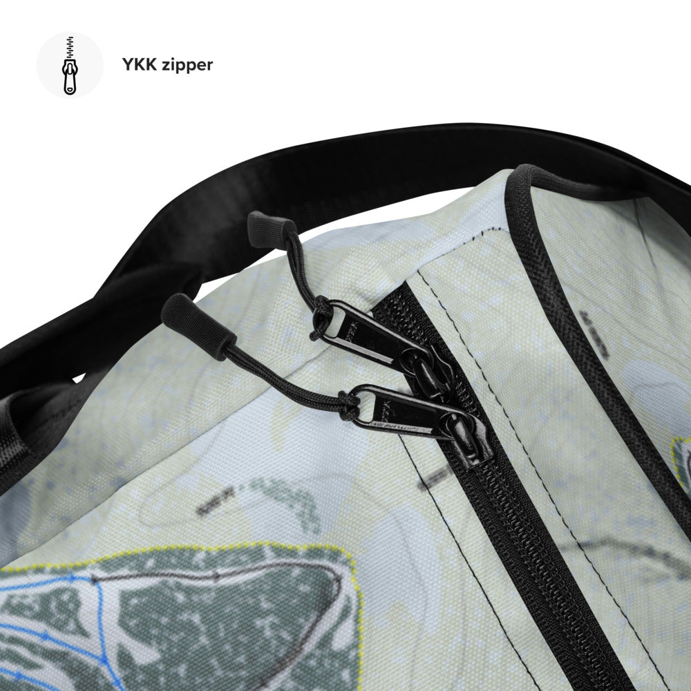 Ski Apache, New Mexico Ski Trail Map Duffle Bag - Powderaddicts