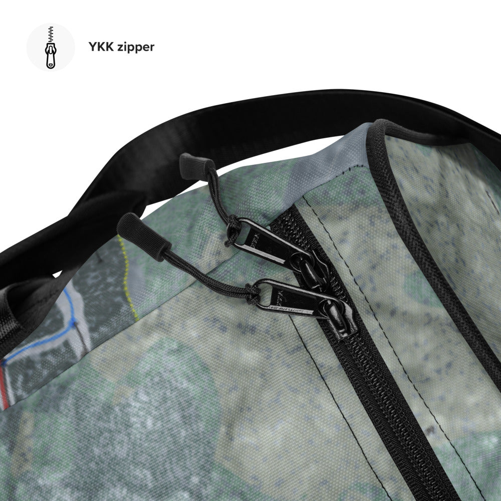 Loon Mountain, New Hampshire Ski Trail Map Duffle Bag - Powderaddicts
