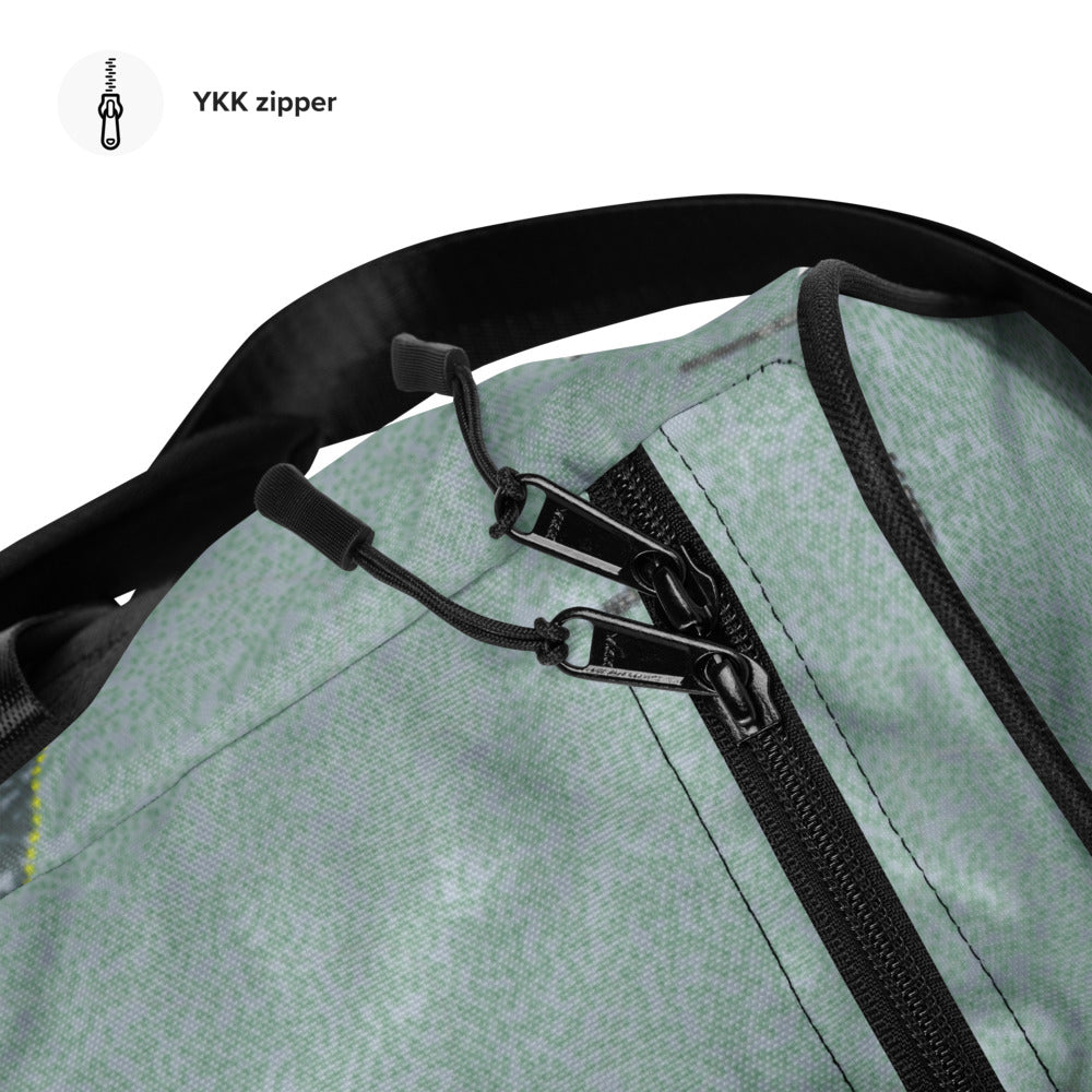 Deer Mountain, South Dakota Ski Trail Map Duffle Bag - Powderaddicts