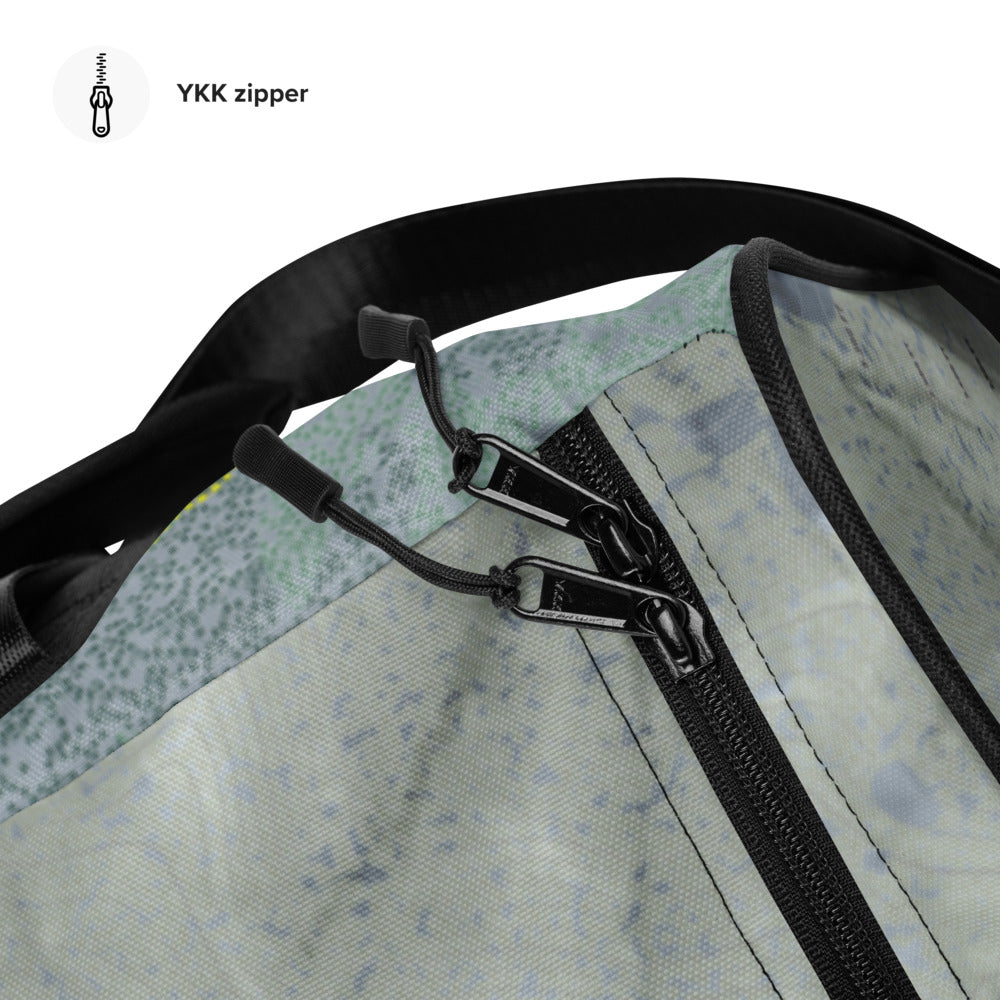 Canaan Valley, West Virginia Ski Trail Map Duffle Bag - Powderaddicts