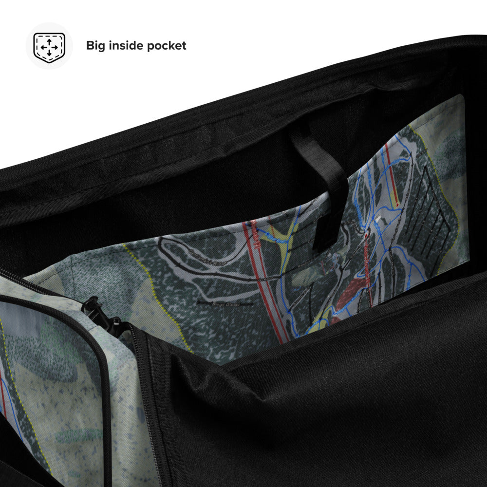 Aspen Mtn, Colorado Ski Trail Map Duffle Bag - Powderaddicts