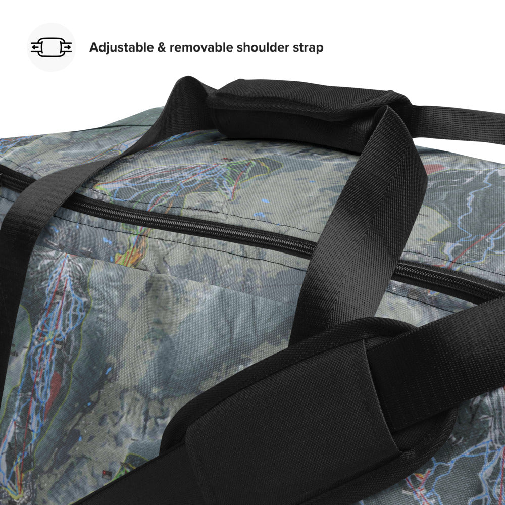 Aspen Snowmass, Colorado Ski Trail Map Duffle Bag - Powderaddicts