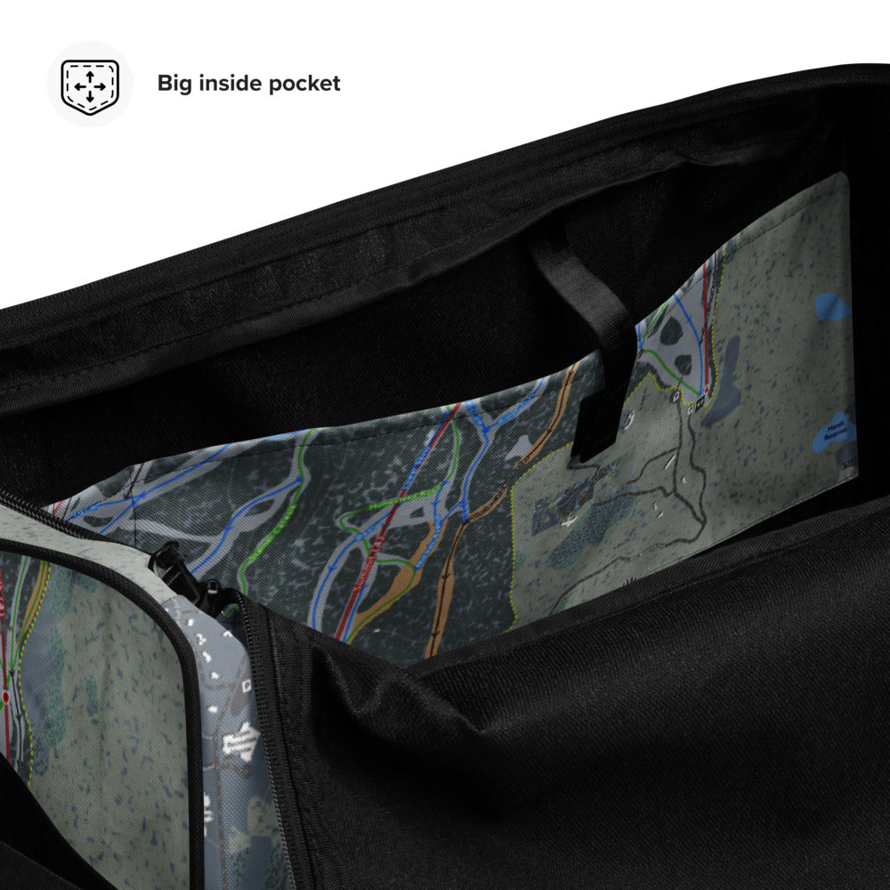 Buttermilk, Colorado Ski Trail Map Duffle Bag - Powderaddicts