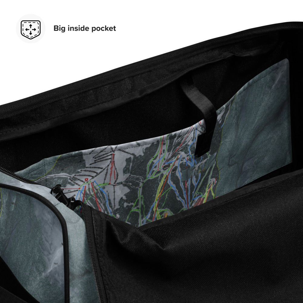 Copper Mtn, Colorado Ski Trail Map Duffle Bag - Powderaddicts