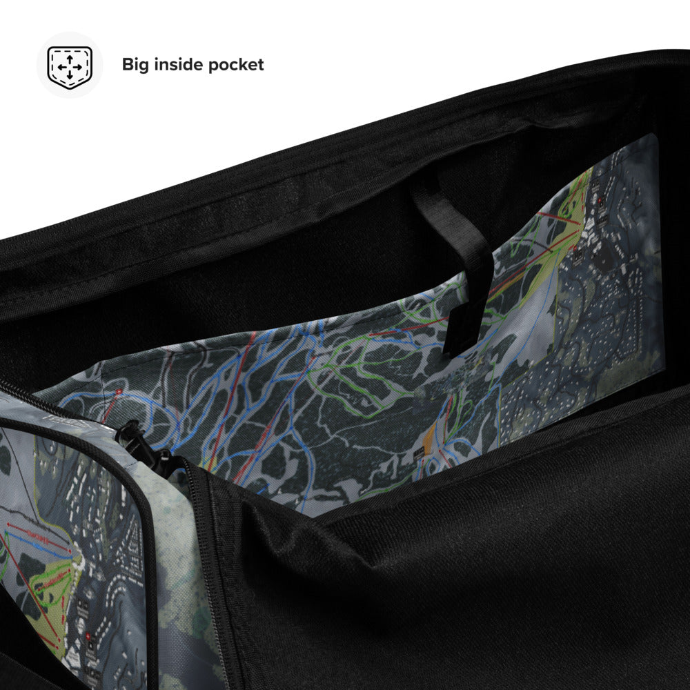 Crested Butte,  Colorado Ski Trail Map Duffle Bag - Powderaddicts