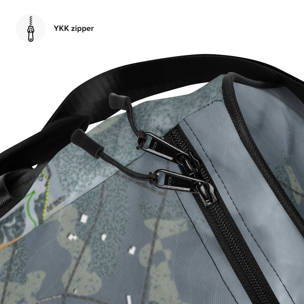 Granby Ranch, Colorado Ski Trail Map Duffle Bag - Powderaddicts