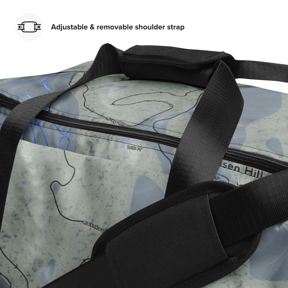 Howelsen Hill, Colorado Ski Trail Map Duffle Bag - Powderaddicts
